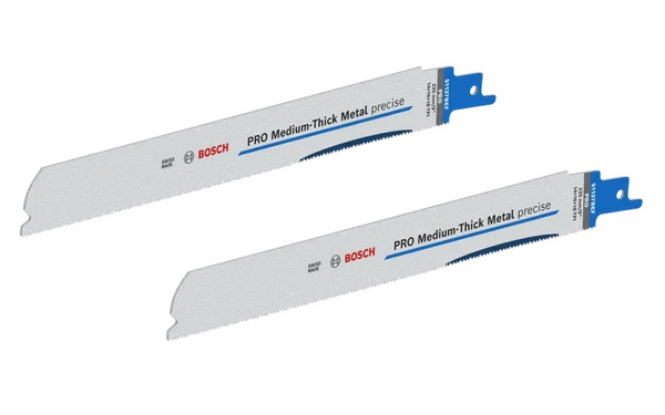 Zestaw 2 szt. brzeszczotów do metalu 1x25x225 mm Bosch PRO Medium-Thick Metal precise S1137BEF 2608658993