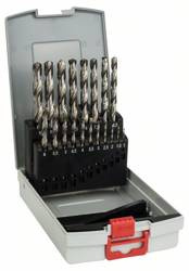 19-elem. zestaw wierteł do metalu HSS-G ProBox, DIN 338, 135°, 1–10 mm Bosch 2608587013