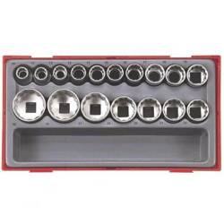 Zestaw nasadek 6-kątnych z chwytem kwadratowym 1/2" Teng Tools TT1217-6