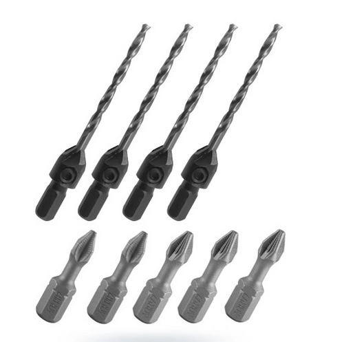 Zestaw wierteł z pogłębiaczami DeWalt DT7612-XJ