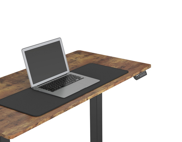 Biurko elektryczne 120x60 cm Zyonix TEVON Black Rustical Oak