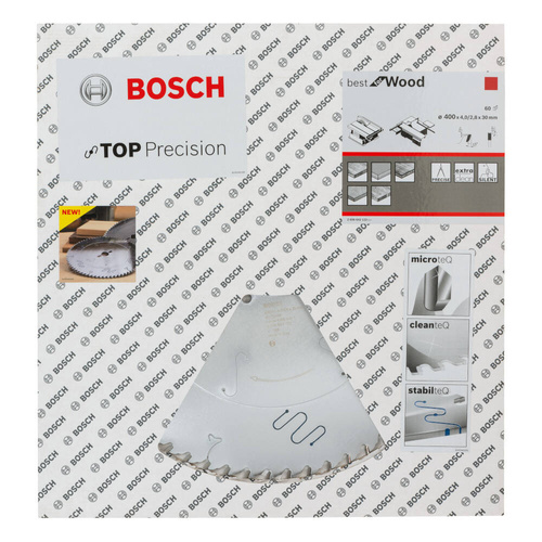 Tarcza do cięcia drewna 400x30 60Z Bosch Best for Wood 2608642122