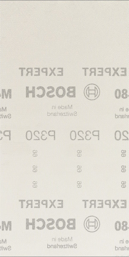 Siatka szlifierska EXPERT M480 do szlifierek oscylacyjnych 115 x 230 mm, G 320, 10 szt.