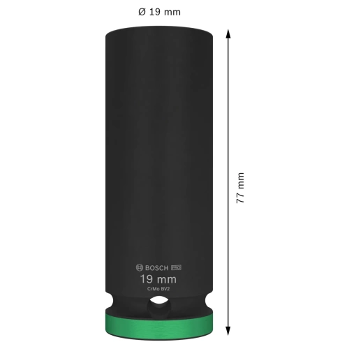 Nasadka udarowa 1/2" Bosch 2608003051 rozmiar 19 mm