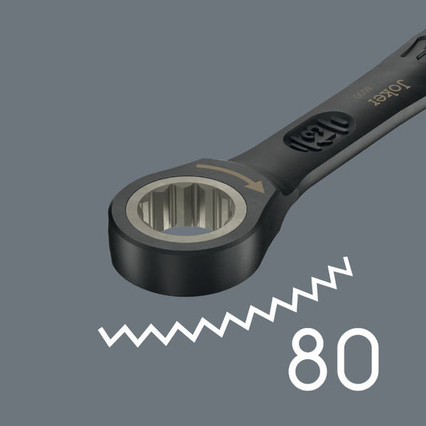 Zestaw kluczy płasko-oczkowych Wera Joker 6000 Black Edition 05020017001