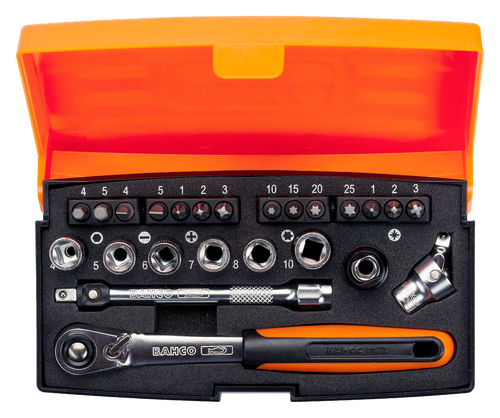 Zestaw kluczy nasadowych Bahco SL24 24 el.