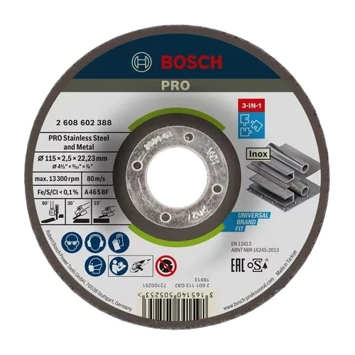 Tarcza do cięcia metalu 115x22,23 Bosch 2608602388