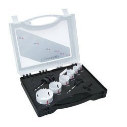 Zestaw otwornic dla elektryków + 3 wiertła prowadzące Makita D-30695