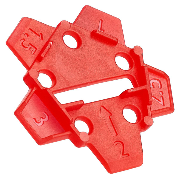 Podkładki pod kliny z dystansem pięcioramiennym Nova TLS Unicross Sendi 01961204314 (50 el.)