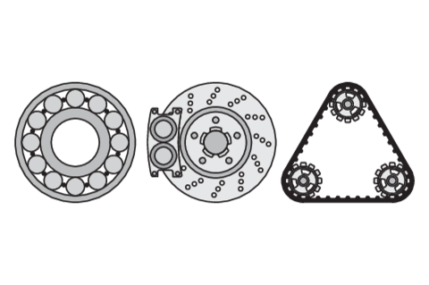 Ściągacz dwuramienny z separatorami Yato YT-06412