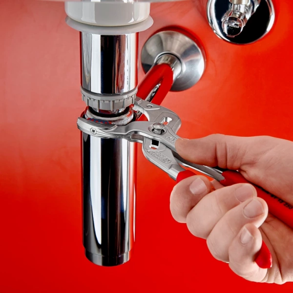 Szczypce nastawne do syfonów sanitarnych i złączy Knipex 8113250