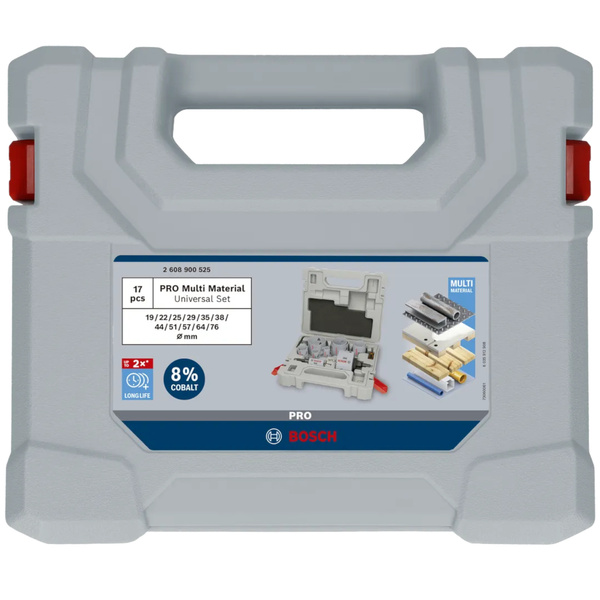 Zestaw otwornic Bosch PRO Multi Material 2608900525