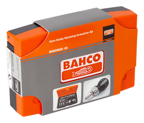 Wkrętak grzechotkowy Bahco 808050S-18 18 elementów