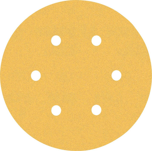 Papier ścierny EXPERT C470 z 6 otworami do szlifierek mimośrodowych 150 mm, G 120, 50 szt.