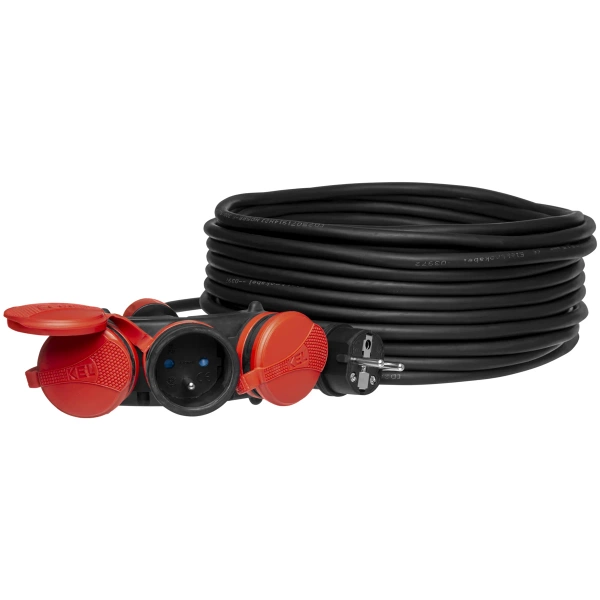 Przedłużacz budowlany trzygniazdowy KEL PS-X3/54/40M/3X1,5/H05RR-F W-98986