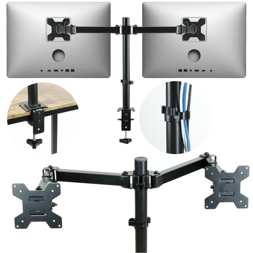 Uchwyt na dwa monitory ZYONIX ZETA