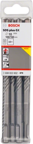 Wiertło SDS plus-5X Bosch 10x100x160mm 2608833902 10 szt.