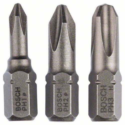 Zestaw bitów Extra Hard do wkrętarek, 3 szt. Bosch 2607001752