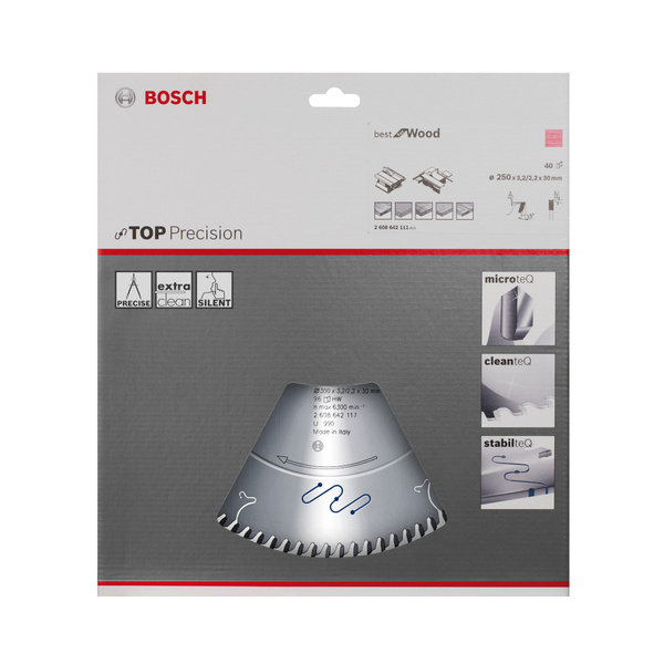 Tarcza do cięcia drewna 250x30 mm Bosch 2608642111