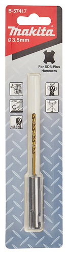 Wiertło do metalu SDS-Plus HSS-Tin 3,5 x 39 / 100 mm Makita B-57417