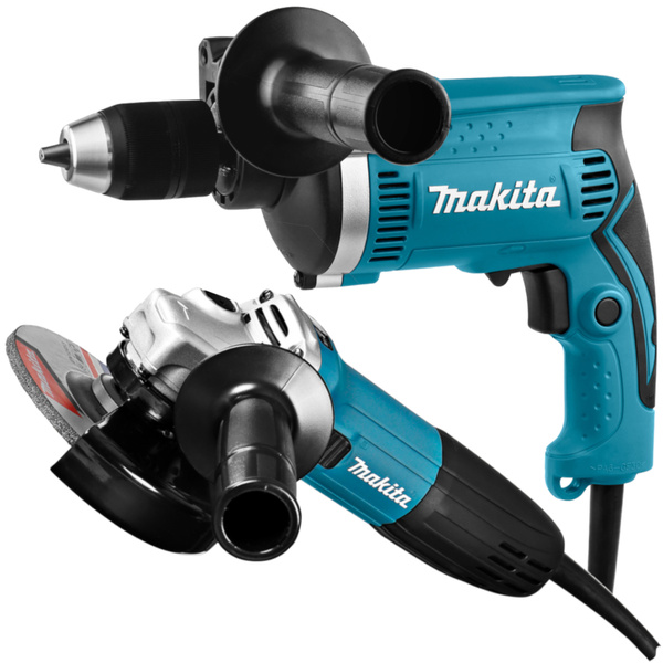 ZESTAW COMBO SZLIFIERKA GA5030R + WIERTARKA HP1631 MAKITA