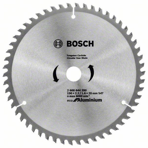 Tarcza Eco for Aluminium do pił ręcznych 190x20 Bosch 2608644390