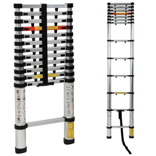 DRABINA ALUMINIOWA TELESKOPOWA 3,8M VOREL 17702