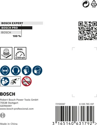 Szczotka garnkowa Bosch PRO Metal heavy, 75x0,35 mm 2608622099