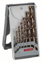 7-elem. zestaw wierteł do metalu Mini-X-Line HSS-Co, 135°, 2–10 mm Bosch 2608589296