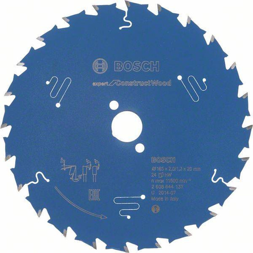 Tarcza pilarska Expert for Construct Wood 165x20 Bosch 2608644137