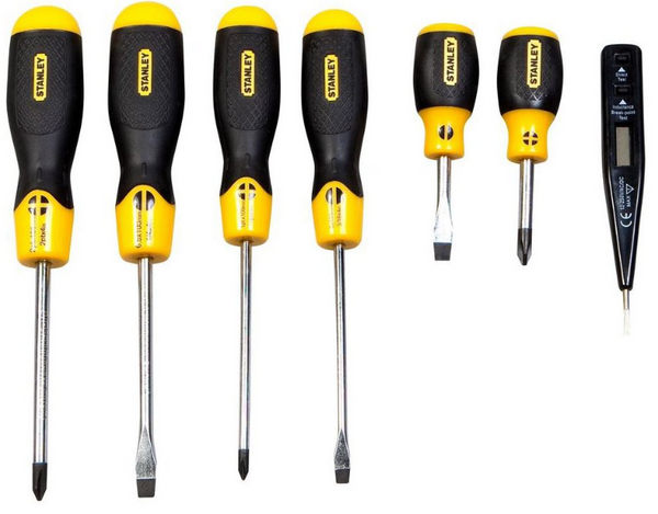 Zestaw 6 szt. wkrętaków + tester napięcia Stanley FatMax 0-65-009