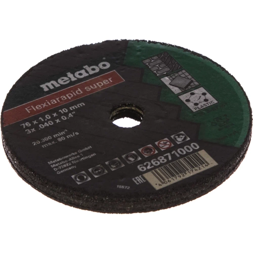 Zestaw 5 szt. tarcz tnących 76x1.0x10.0 mm Metabo Flexiarapid Super 626871000