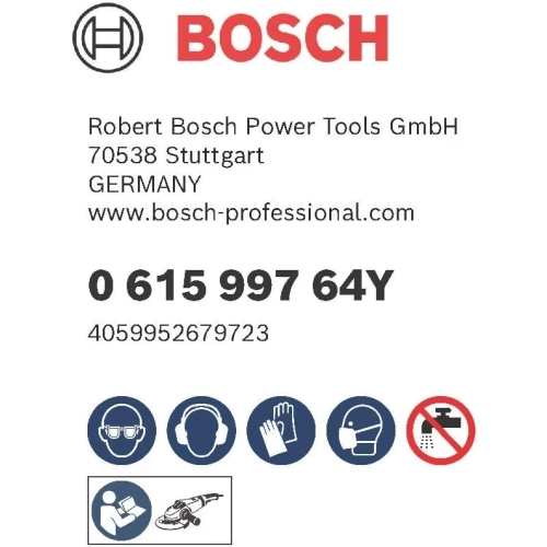 Zestaw tarcz listkowych Bosch 061599764Y
