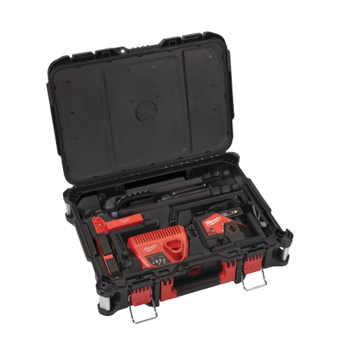 Zielony laser krzyżowy Milwaukee M12 3PLKIT-401P