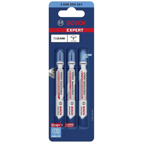 Brzeszczoty do wyrzynarek Bosch EXPERT T 118 AHM