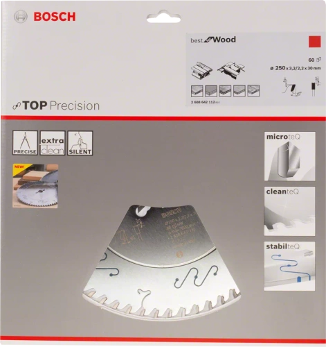 Tarcza do cięcia drewna 250x30 Bosch 2608642112
