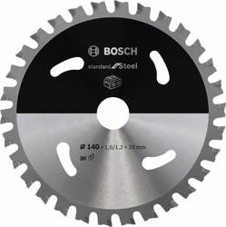 Ostrze do piły tarczowej bezprzewodowej Standard for Steel 140 x 1,6 / 1,1 x 20 T30 Bosch 2608837747