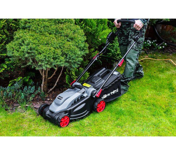 Kosiarka Graphite 59G475 - elektryczna, kosz na trawę 45L, 2000W