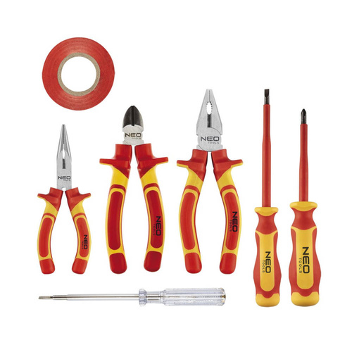 Zestaw szczypiec i wkrętaków NEO Tools 7szt. 1000V 01-237
