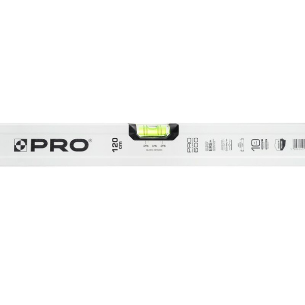 Poziomica PRO600 120 cm z libellą 2% PRO-AB120