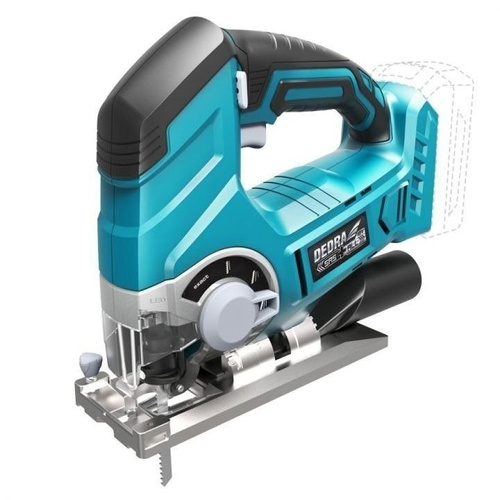 Akumulatorowa wiertarko-wkrętarka + akumulatorowy zszywacz 2 w 1 + akumulatorowa wyrzynarka + akumulator 2,0 Ah + ładowarka + torba Dedra DED7015