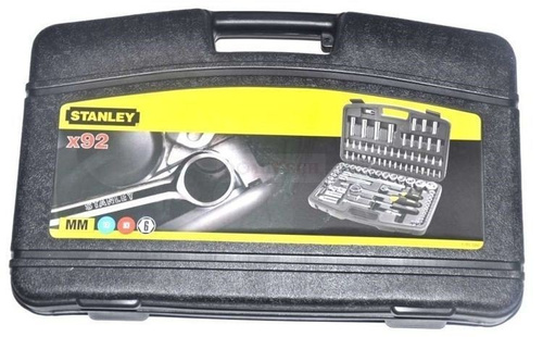 Stanley 1-95-586 Zestaw nasadek z grzechotką 1/4" i 1/2", 92 CZ.