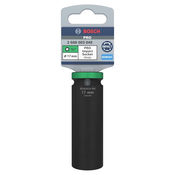 Nasadka udarowa 1/2" Bosch 2608003049 rozmiar 17 mm