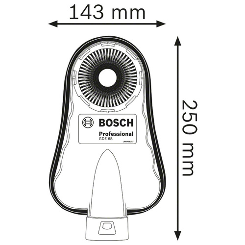 Przystawka do odsysania pyłu Bosch GDE 68