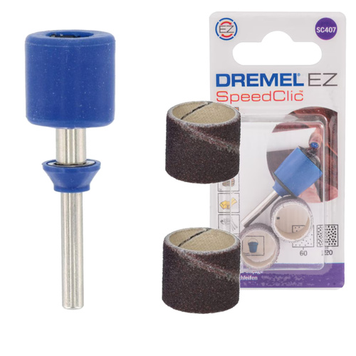 Trzpień do szlifowania i taśmy szlifierskie DREMEL EZ SpeedClic 2615S407JA