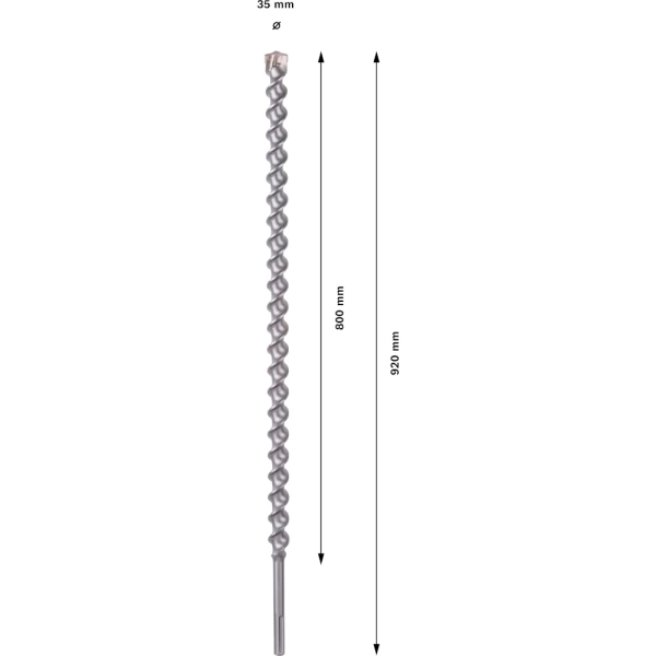 Wiertło do betonu 35x800x920 mm Bosch SDS max-7 2608586798