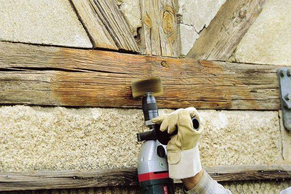 Szczotka druciana do postarzania drewna Wolfcraft WF2265000