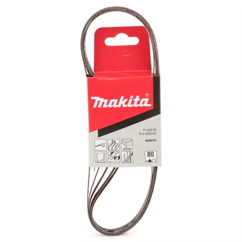 Makita taśma szlifierska 533X9MM K80 P-43278