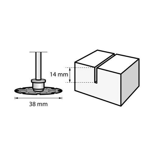 Tarcza tnąca do drewna Dremel 2615S544JB