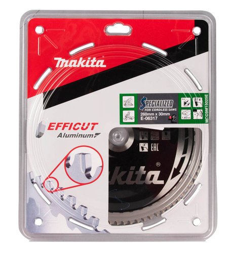 Tarcza tnąca Makita E-06317 260x30 EFFICUT